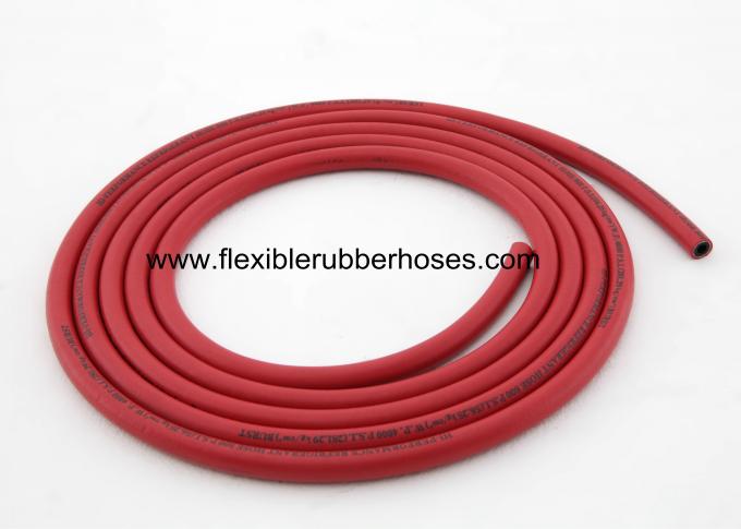 Tubo flessibile flessibile del refrigerante di spirale rossa della fibra con la dimensione interna 5mm del diametro 1