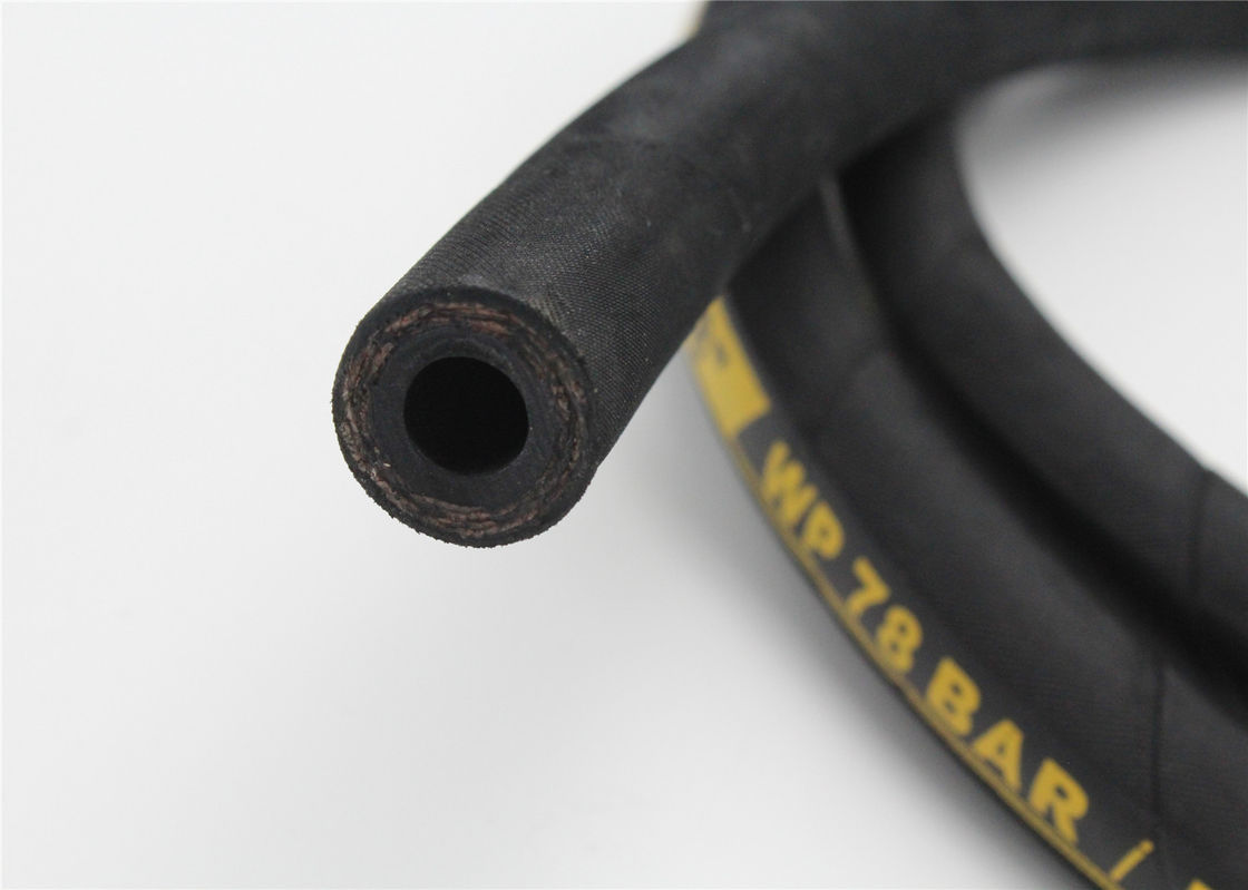Alta copertura del neoprene del tubo flessibile intrecciata doppia fibra J517 SAE 100R3 di pressione idraulica
