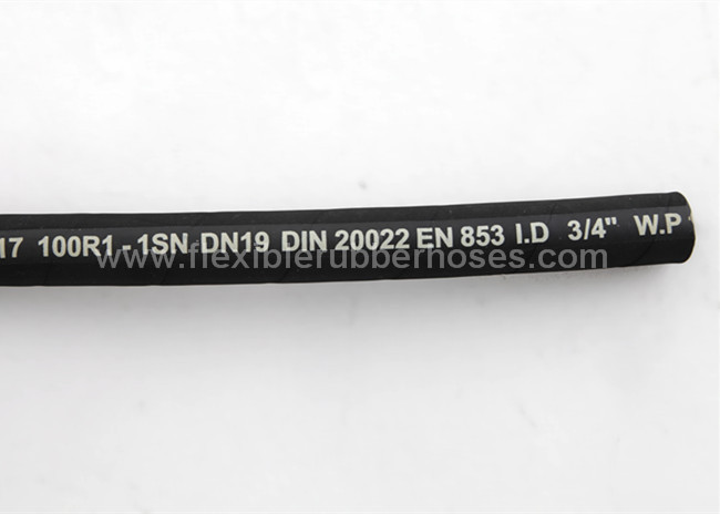 I.D. 3/4" tubo flessibile idraulico ad alta pressione 1530 PSI (A R1/en 853 1SN di SAE 100) 0