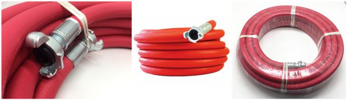 3/4 x 50" tubo flessibile di gomma di pressione d'aria del martello di Jack per il compressore d'aria o lo strumento pneumatico 1