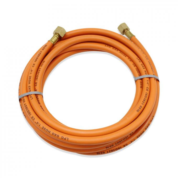 Tubo flessibile resistente 6.3mm del gas dell'olio naturale arancio GPL 8.0mm 10mm 3