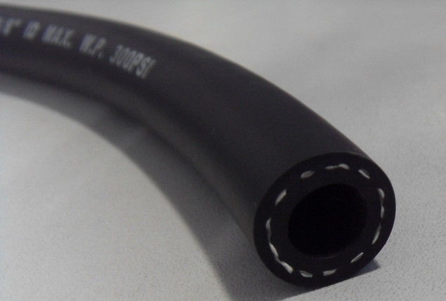 La macchinetta a mandata d'aria di industriale di identificazione 8mm di iso 2398 del CE/tubo di gomma del nero con fibra ha intrecciato il rinforzo