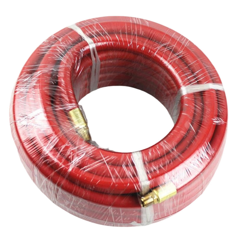 EPDM rosso 1/2' X 50FT con NPT Maschio Gomma Air Hose Assemblaggio per aria compressa