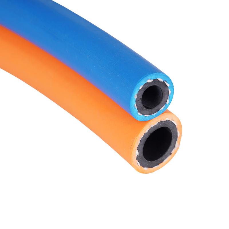 Grado T riduttore resistente all'usura tubo di saldatura gemello arancione 3/8''blu 1/4' '