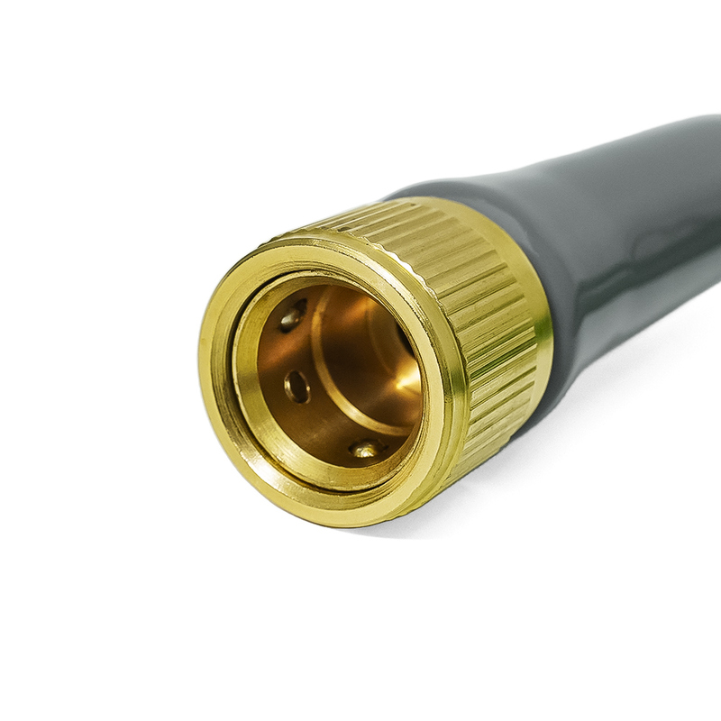 Tubo d'acqua flessibile e leggero, di 900 psi, tubo di giardino in gomma ibrida senza pieghe per il cortile