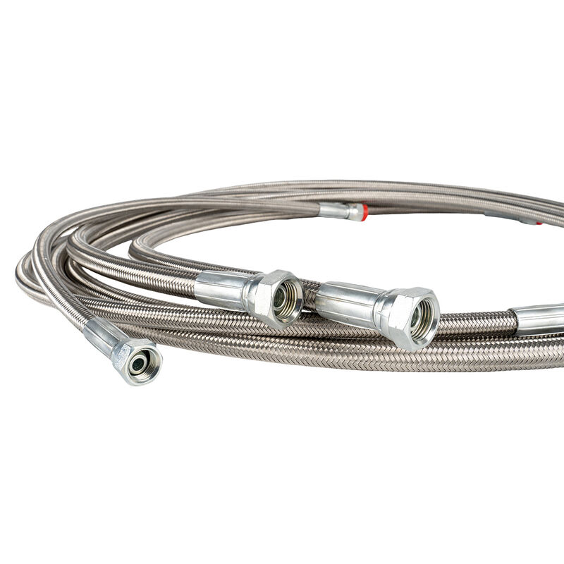 Assemblaggio di tubi in PTFE con proprietà resistenti alle alte temperature e alle sostanze chimiche per applicazioni antistatiche