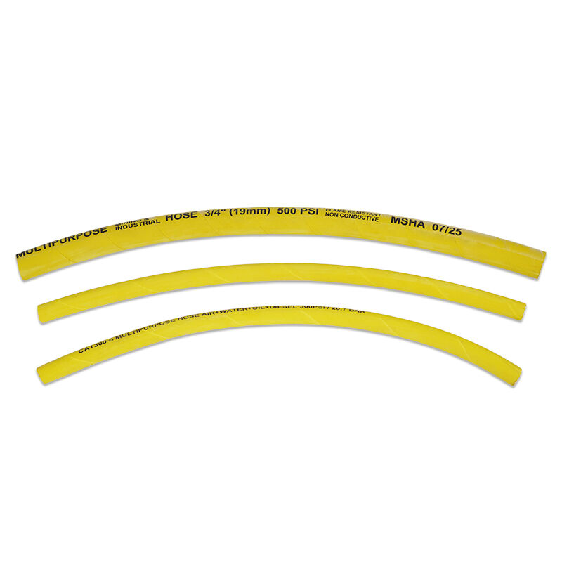 Tubo per miniere intrecciato in tessuto ad alta resistenza, multiuso - Resistente a olio e agenti atmosferici con ampio intervallo di temperatura per uso industriale