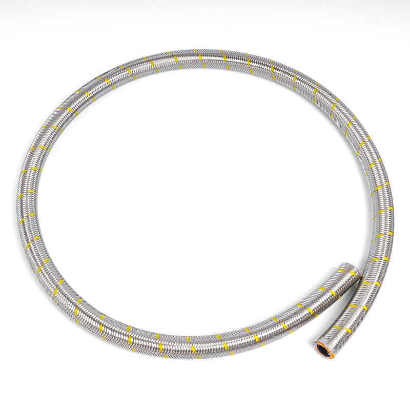 Alto rendimento di cotone intrecciato/acciaio inossidabile come copertura NBR Fuel Hose ¢ flessibile e resistente all'olio, servizio di taglio gratuito per sistemi idraulici industriali