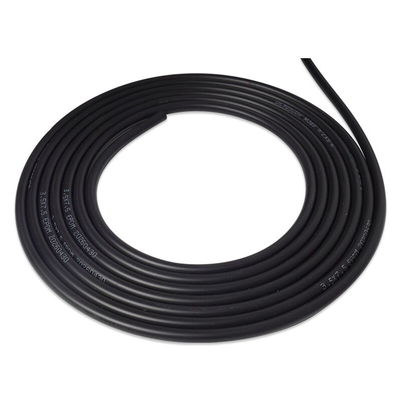 3.5mm ID EPDM tubo di gomma per il sistema di lavaggio del parabrezza durevole, anti-invecchiamento, OEM disponibile
