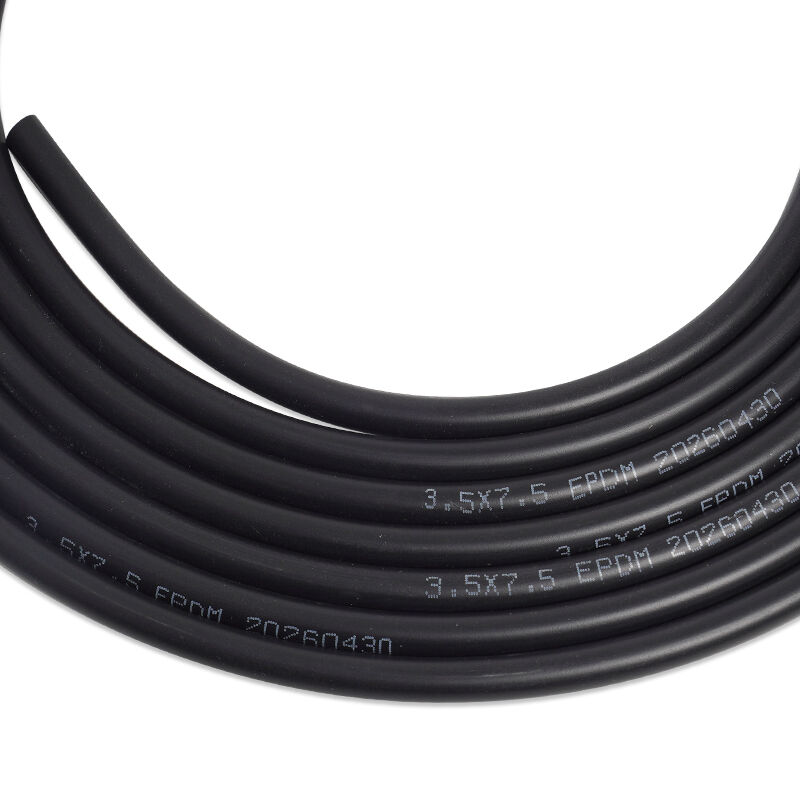 3.5mm ID EPDM tubo di gomma per il sistema di lavaggio del parabrezza durevole, anti-invecchiamento, OEM disponibile