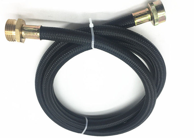 Tubo flessibile di gomma dell'acqua di colore nero, lunghezza del tubo flessibile 10ft 12ft 15ft dell'acqua della rondella 0